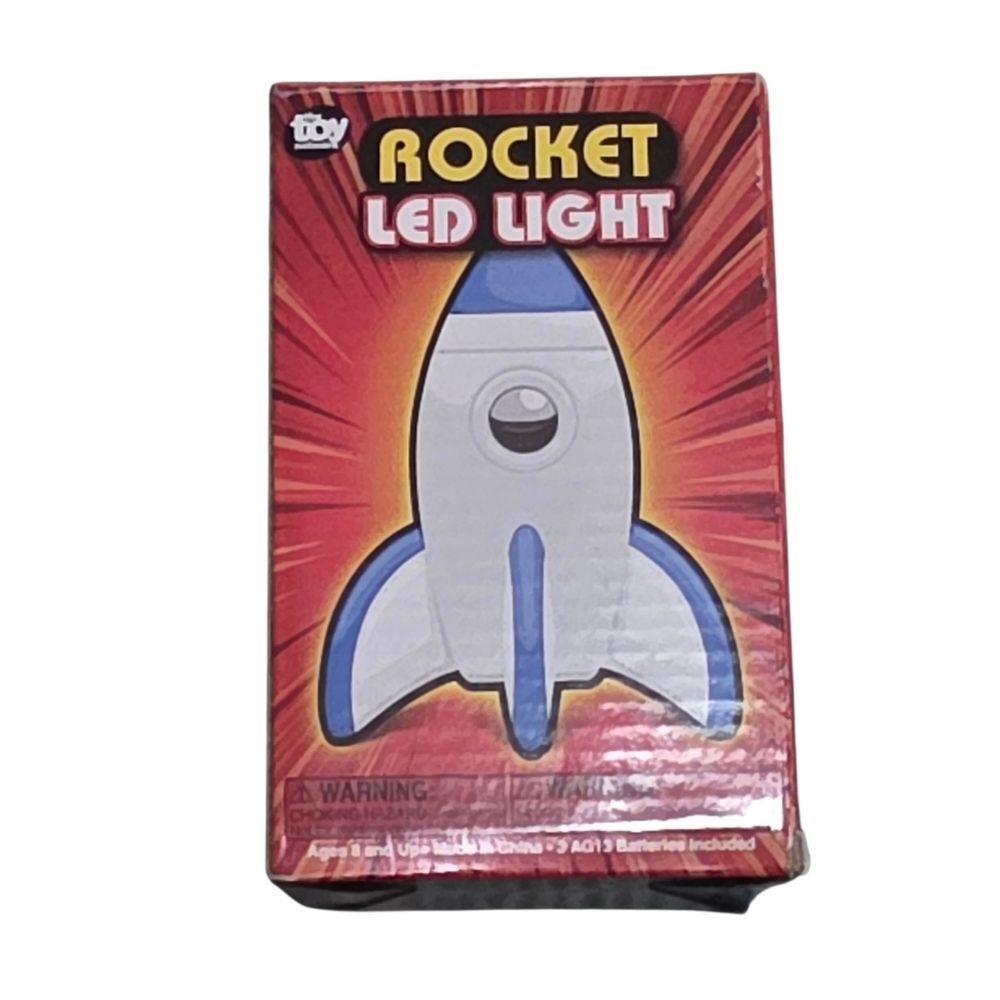 Rocket LED Light - Blue and White